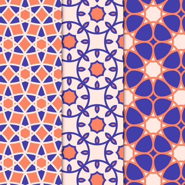 Ornamental arabic pattern collection