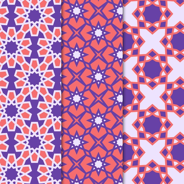 Ornamental arabic pattern collection