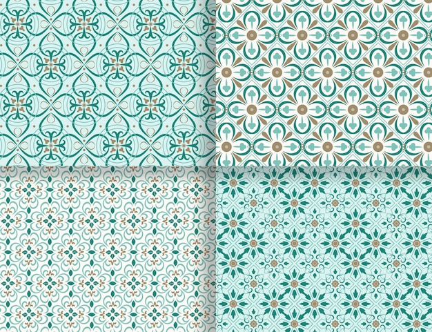 Ornamental arabic pattern collection