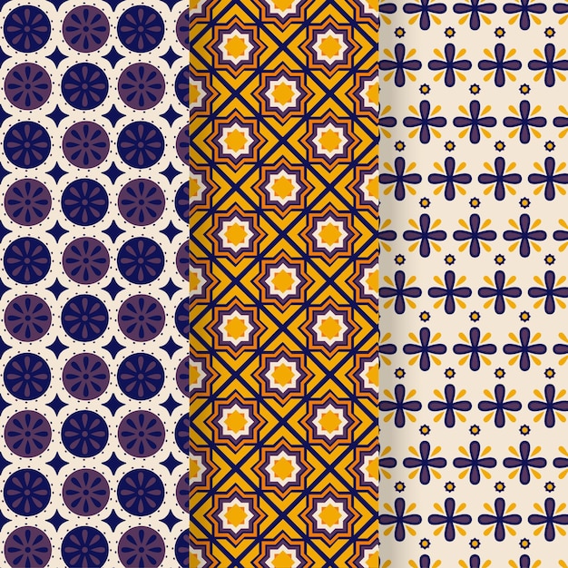 Ornamental arabic pattern collection