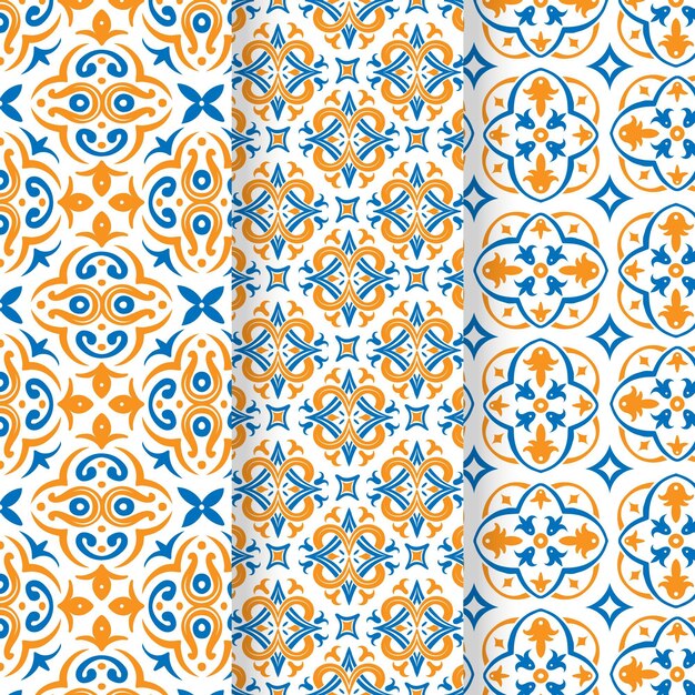 Ornamental arabic pattern collection