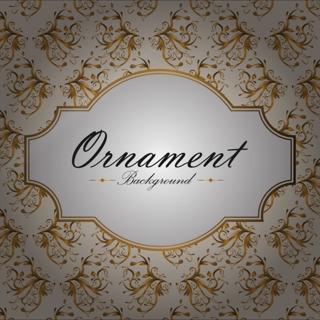 Free Vector ornamental background design