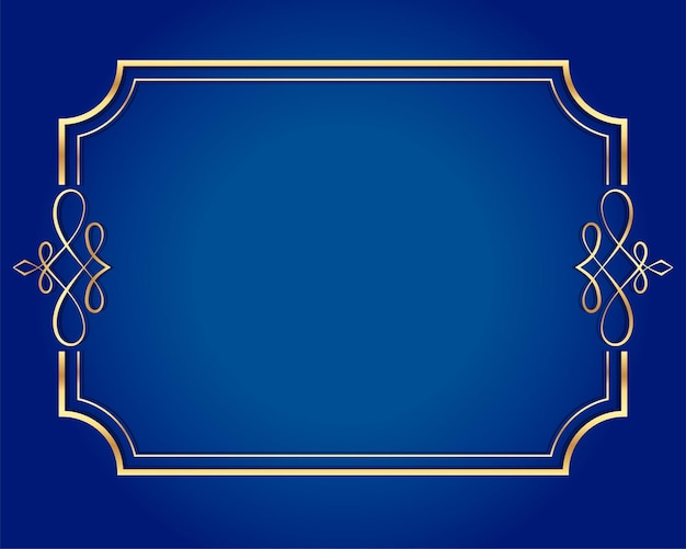 ornamental calligraphic luxury frame template