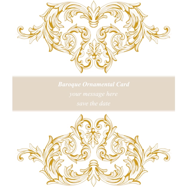 Ornamental card design