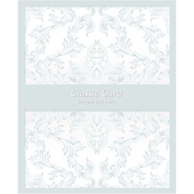 Free vector ornamental card design