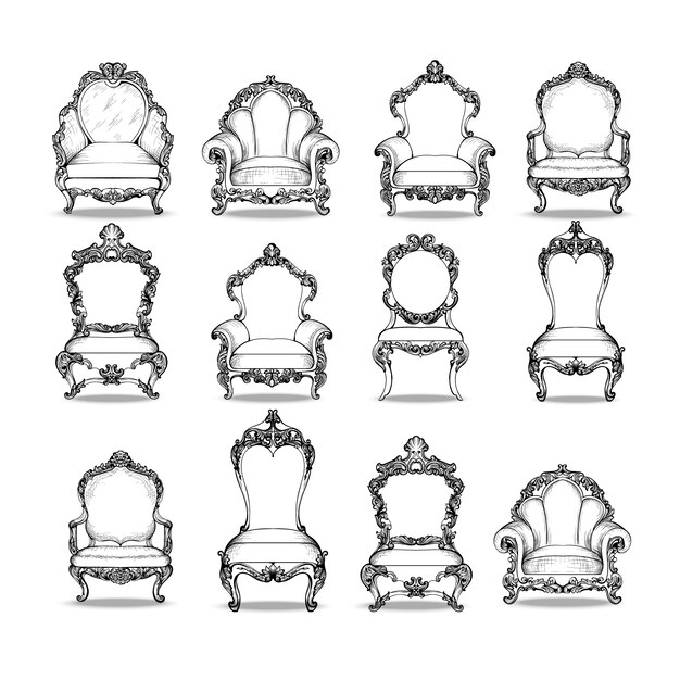 Ornamental chairs collection