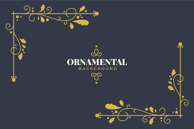 Ornamental elegant background