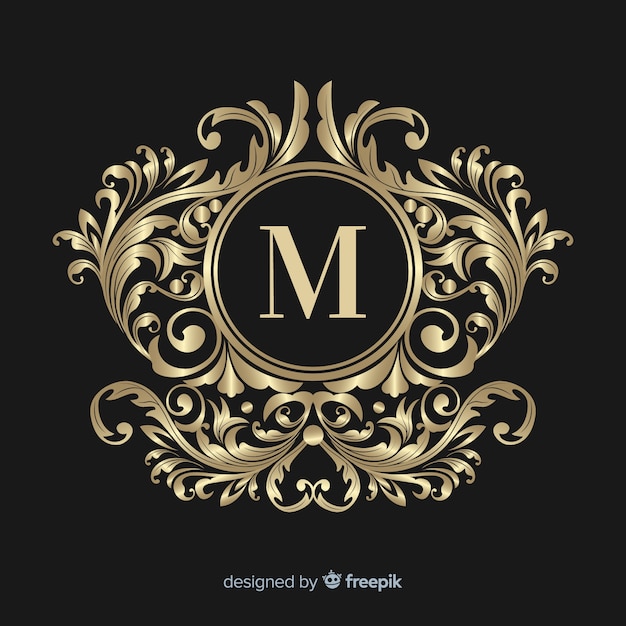 Ornamental elegant logo