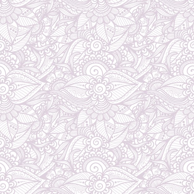 ornamental floral seamless pattern 