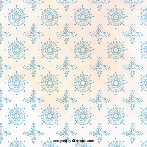 Ornamental floral shapes pattern