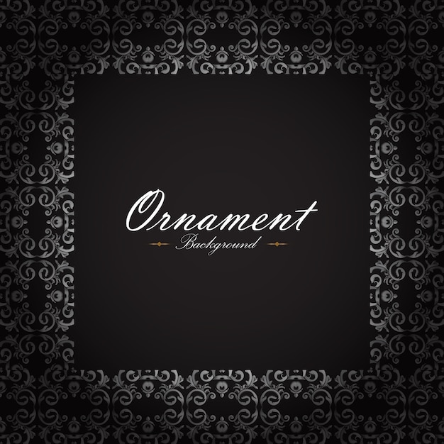 Ornamental frame background