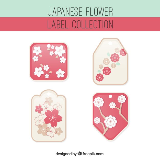 Ornamental japanese stickers 