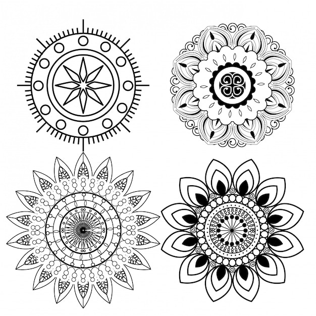 Ornamental mandala collection