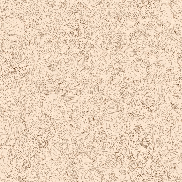 Ornamental seamless pattern