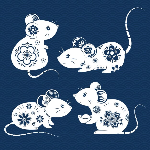 Ornate mice set