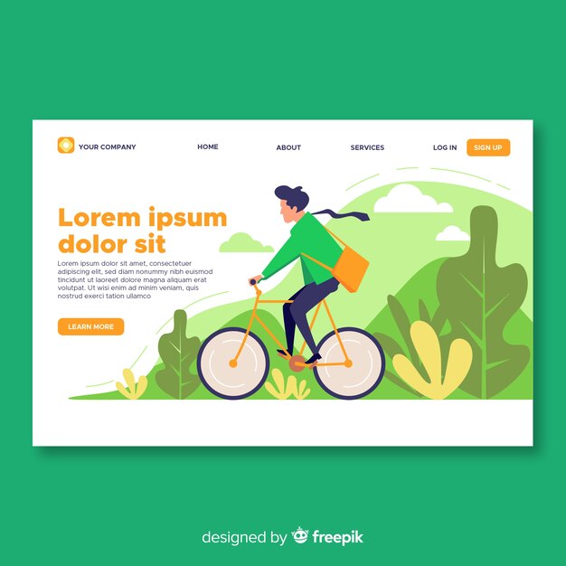 Outdoor activities landing page