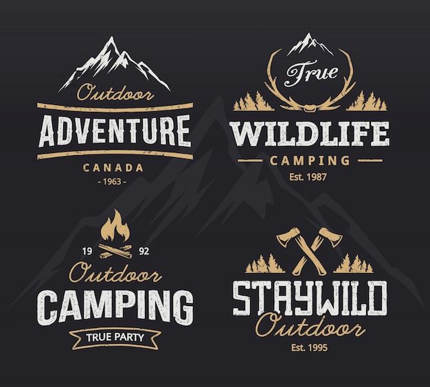 Outdoor Retro Emblems