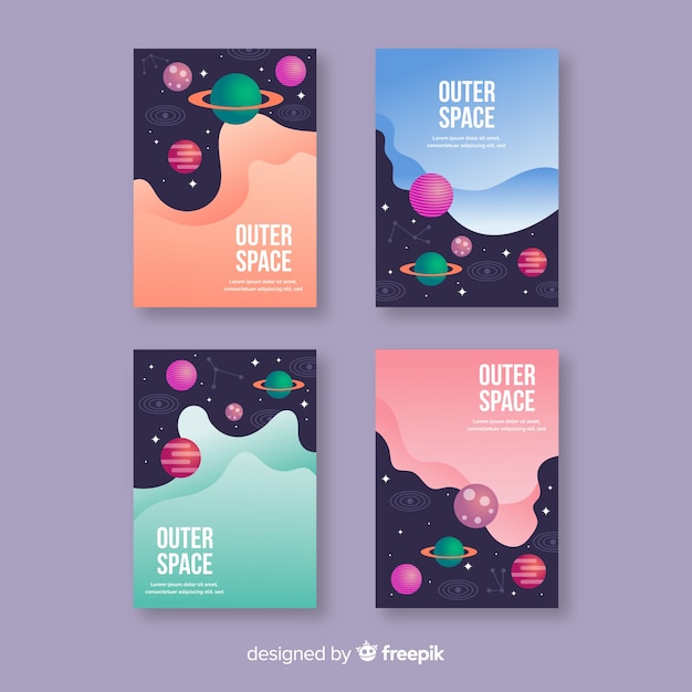 Outer space cover collection