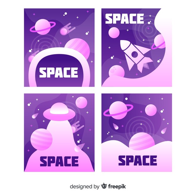 Outer space cover collection