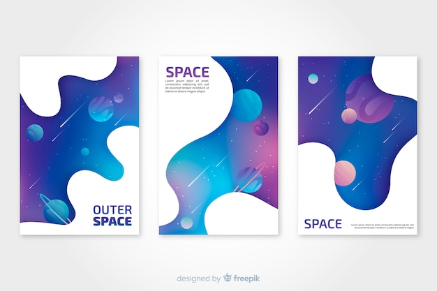 Outer space cover collection