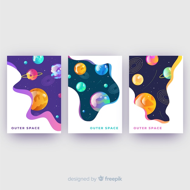 Outer space cover collection