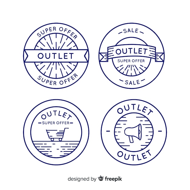 Outlet labels collection