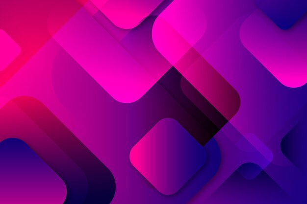 Overlapping gradient violet forms background