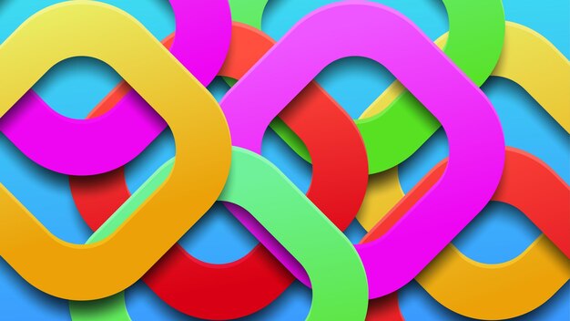 Overlapping layer colorful background, 3d background