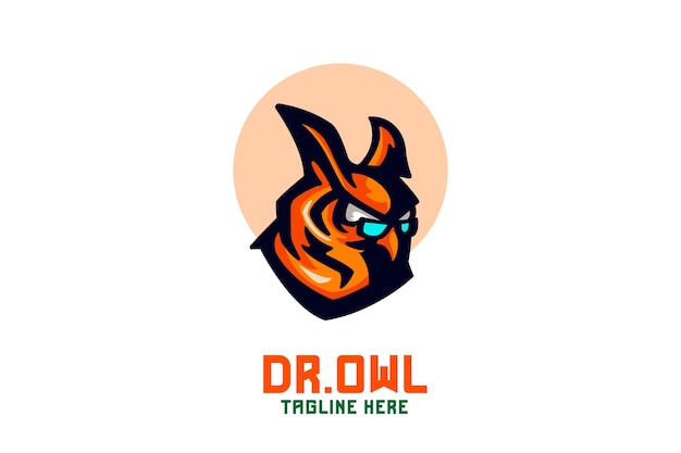 Free Vector owl mascot logo