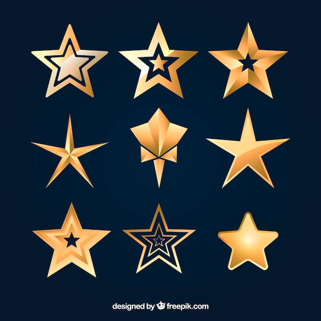 Pack of decorative stars