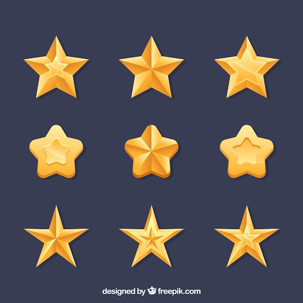 Pack of decorative stars