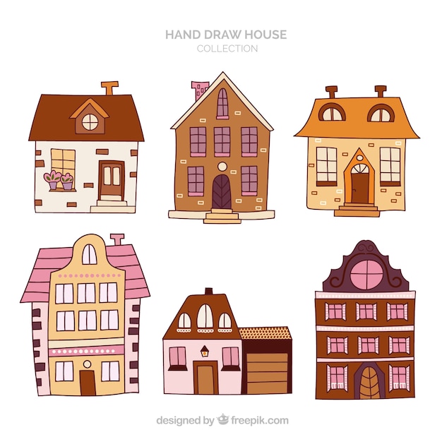 Pack of different houses