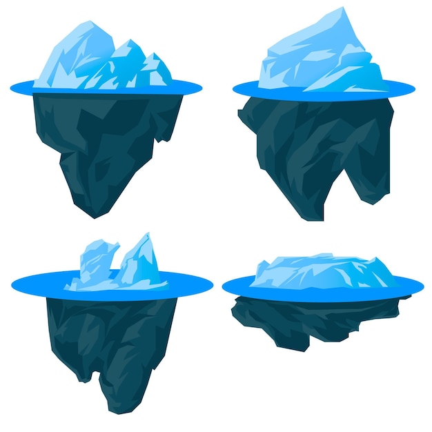 Pack of icebergs