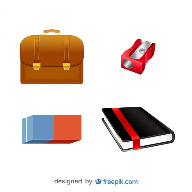 Free vector pack of images of business objects