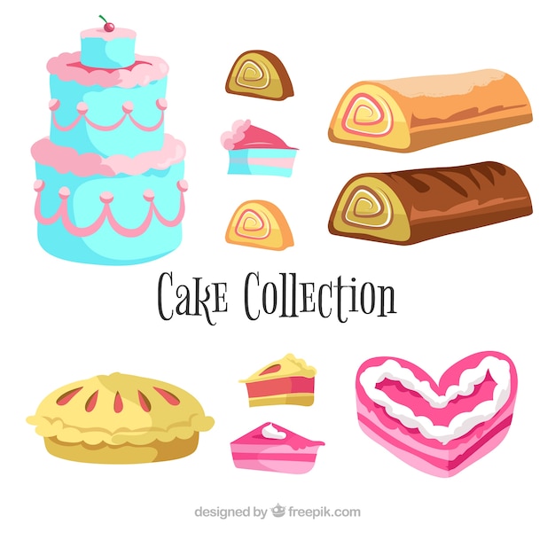 Pack of tasty cakes