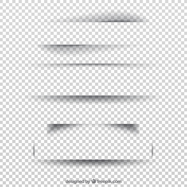 Free Vector page dividers collection without background