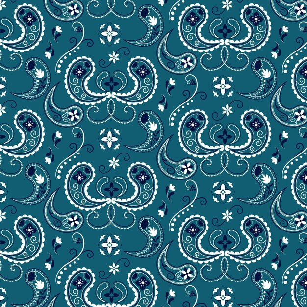 Paisley bandana pattern