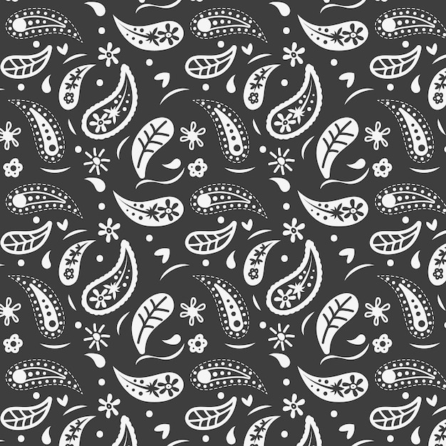 Paisley bandana pattern