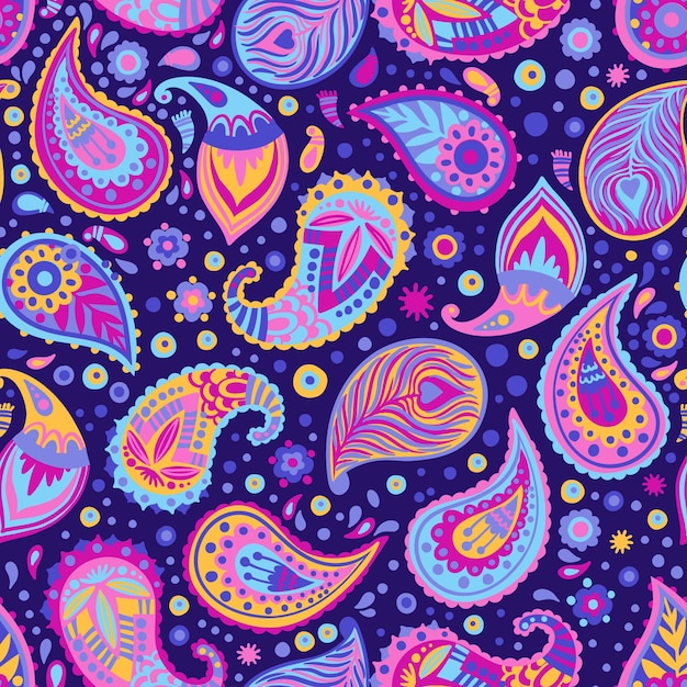 Paisley bandana pattern