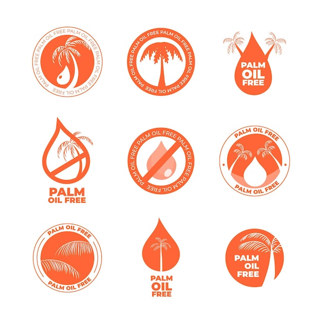 Palm oil sign collection