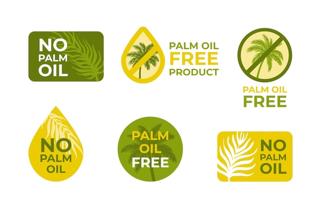 Palm oil sign collection