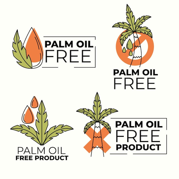 Palm oil sign collection