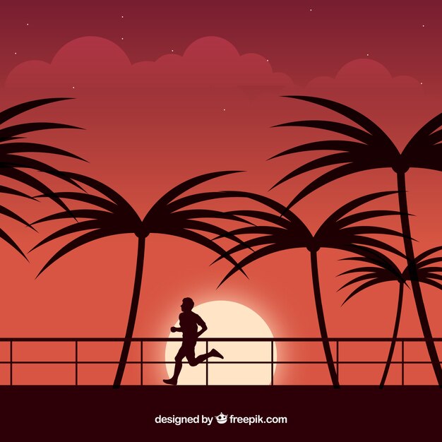 Palm tree background