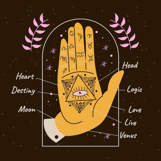 Palmistry concept