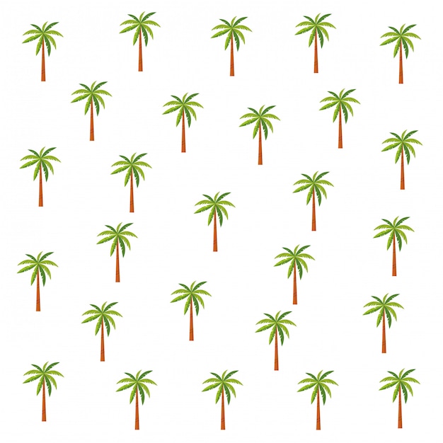 Palms pattern background cartoons