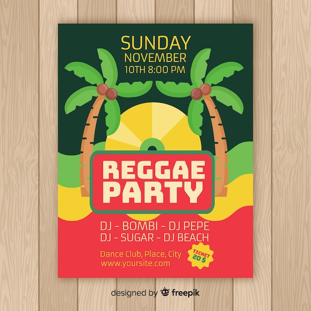 Palms reggae poster