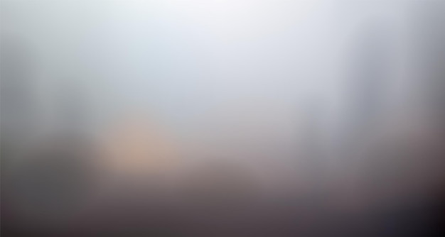 Free vector panorama foggy morning horizontal blurred background with trees vector abstract landscape