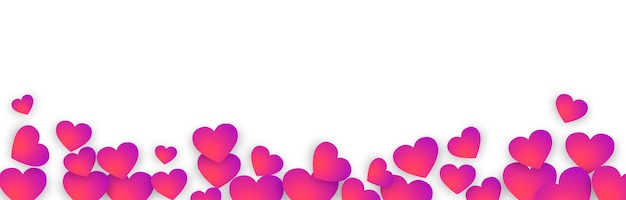 Panoramic Valentine's Day Banner