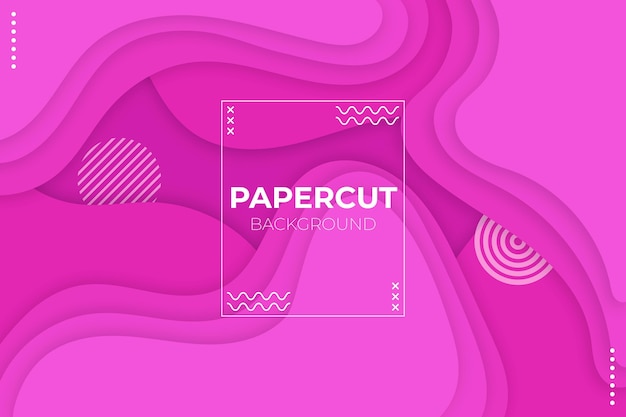 Paper style pink dynamic background