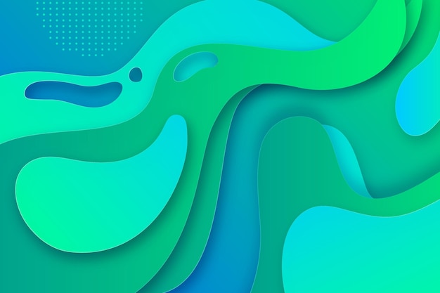 Paper style wavy background